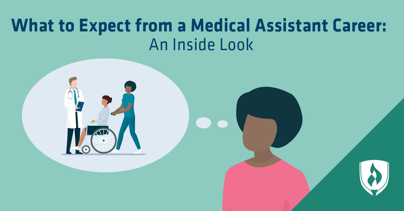 想象她自己的学生的例证工作作为医疗助理