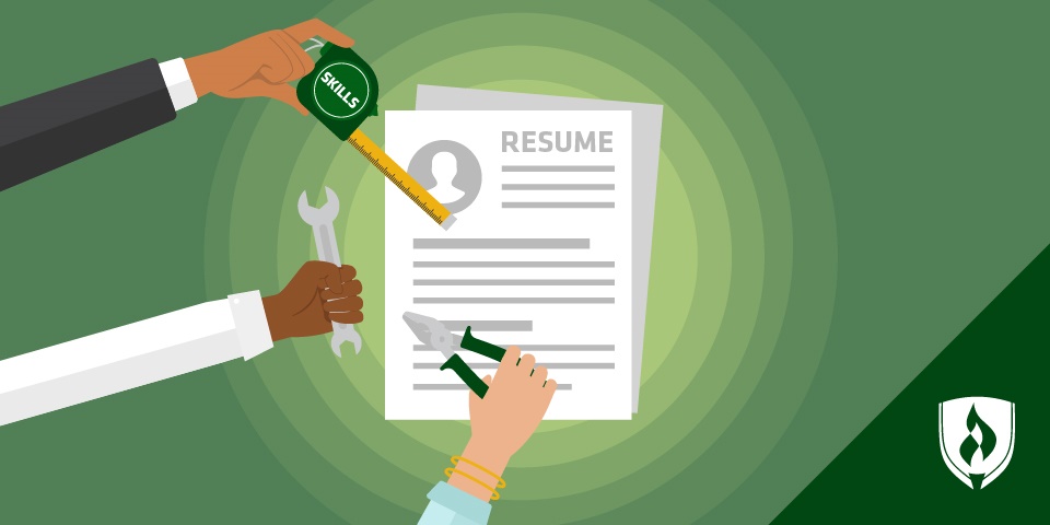 说明一份带有代表管理技能的工具和度量的简历