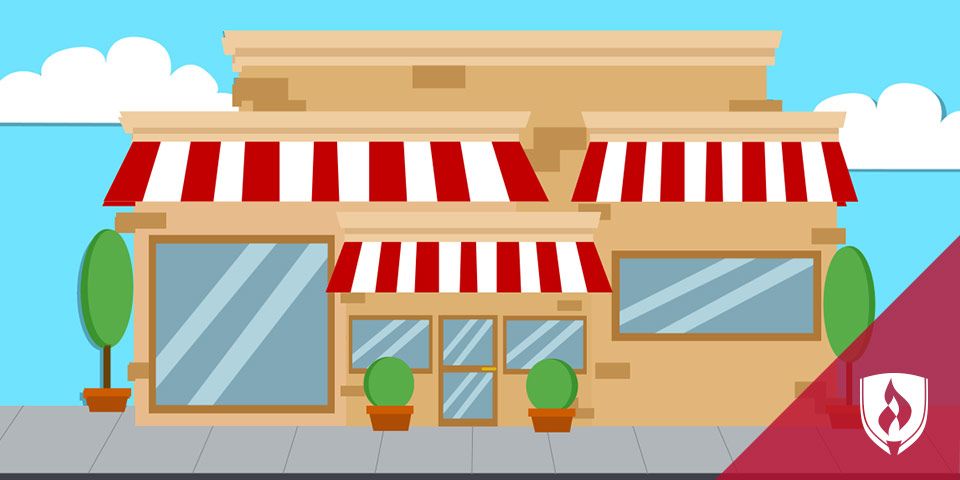 店面和条纹