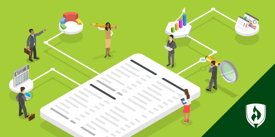 一个会计日常生活的插图