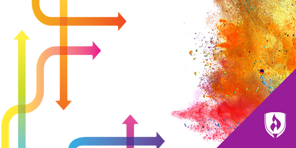 移动整个页的五颜六色的箭头的图象