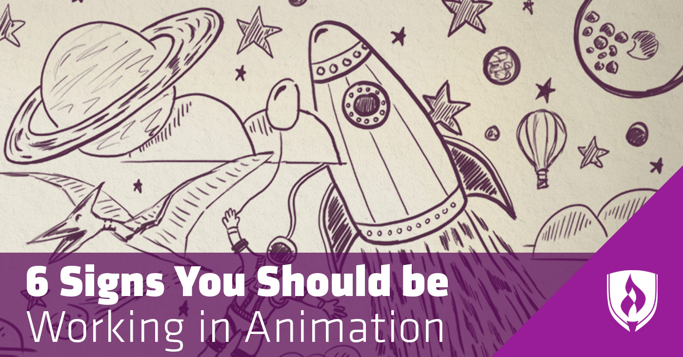 标志你应该在动画中工作