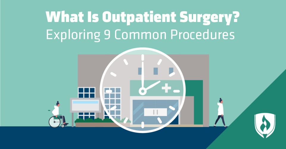 healthcare facility with clock overlayed