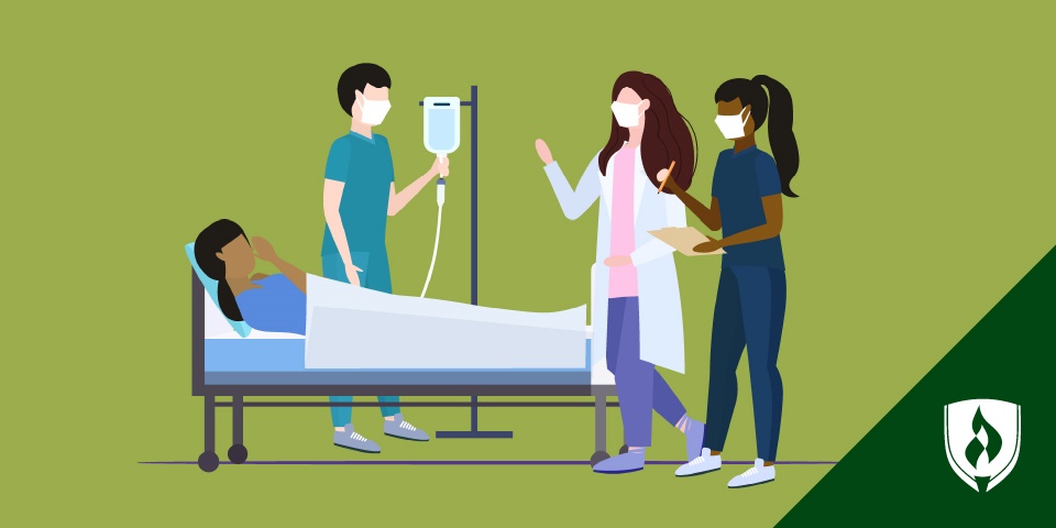 护士和医生助理一起工作，代表注册护士和PA