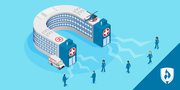 磁铁形状的医院