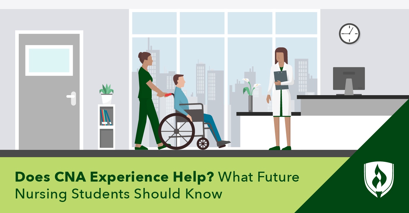 推动在轮椅的cna的例证一个患者看提供者