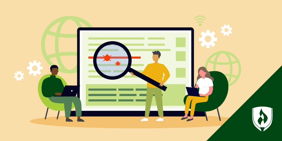 软件质量保证专业工作插图代表软件质量保证